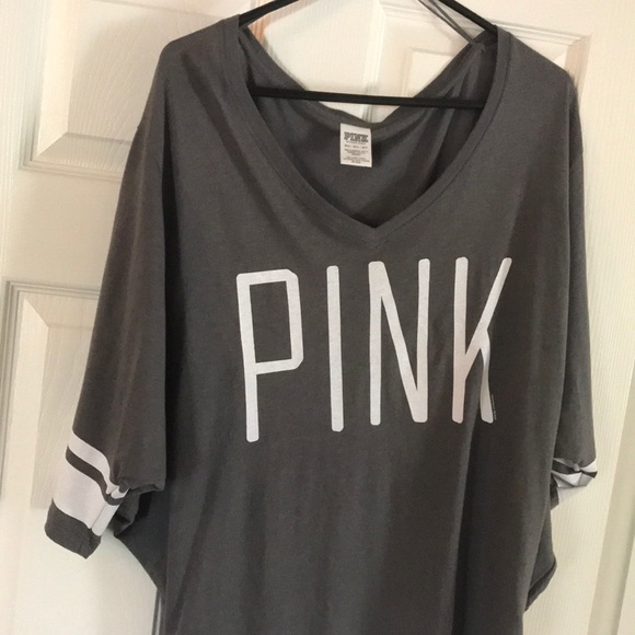 Gray pink tee shirt - Picture 1 of 4